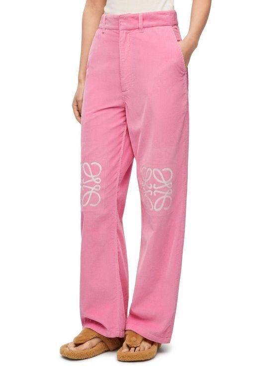 Pantaloni di velluto a coste Pink